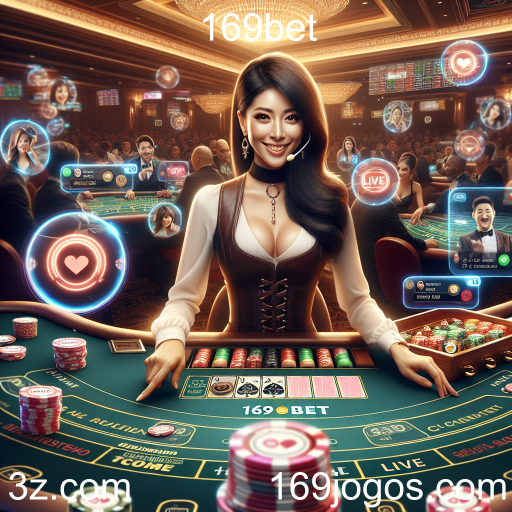 Experiência Imersiva na Categoria 'Ao Vivo' da 169bet